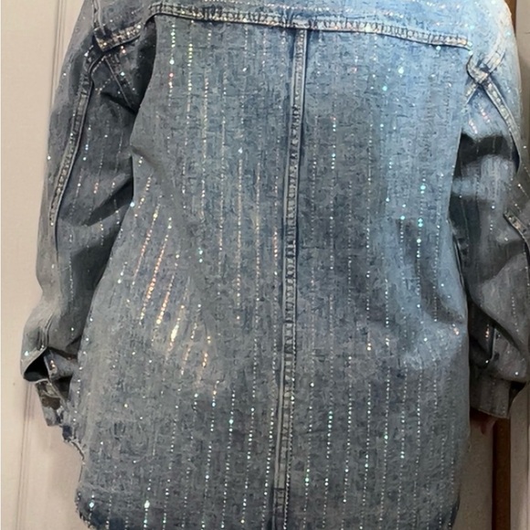 Sparkling Denim Jacket - Picture 3 of 3